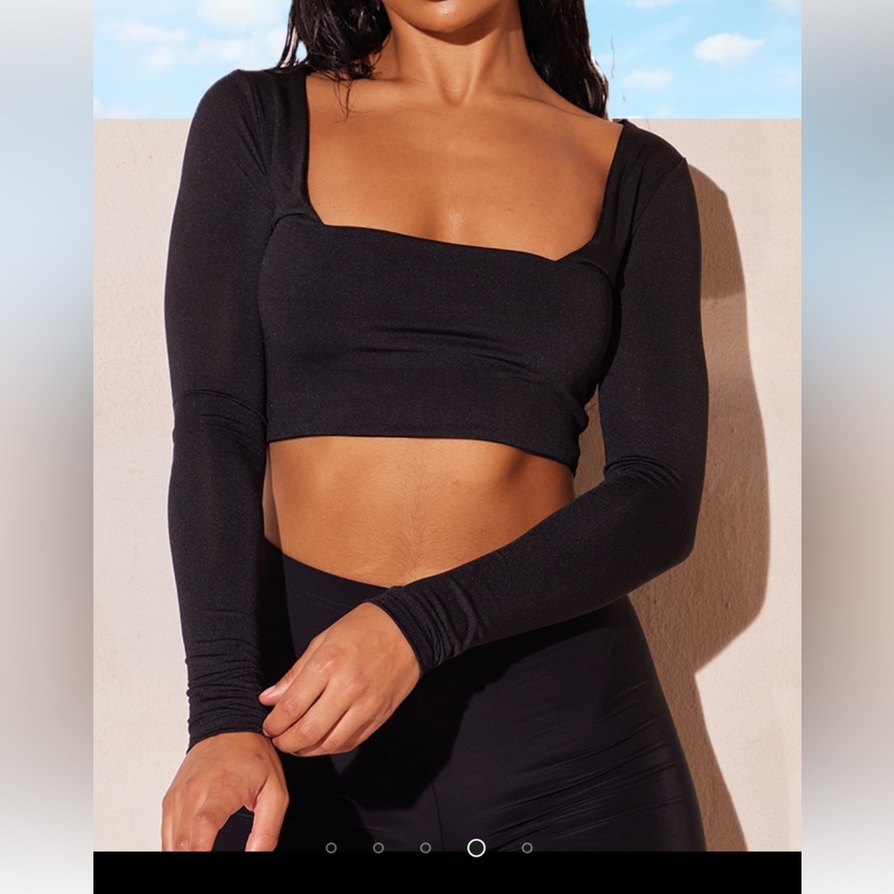 Pretty little thing cropped shirt NWT